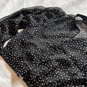 Zara cropped button down blouse